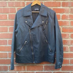 H&M Coated Biker Jacket